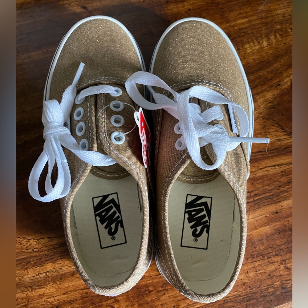 Golden Vans for kids.  Size 13.  New with tags, never worn!